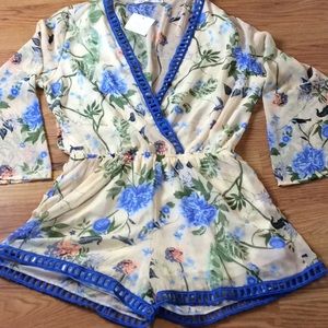 Fraiche By J Romper Ladies Dress Floral